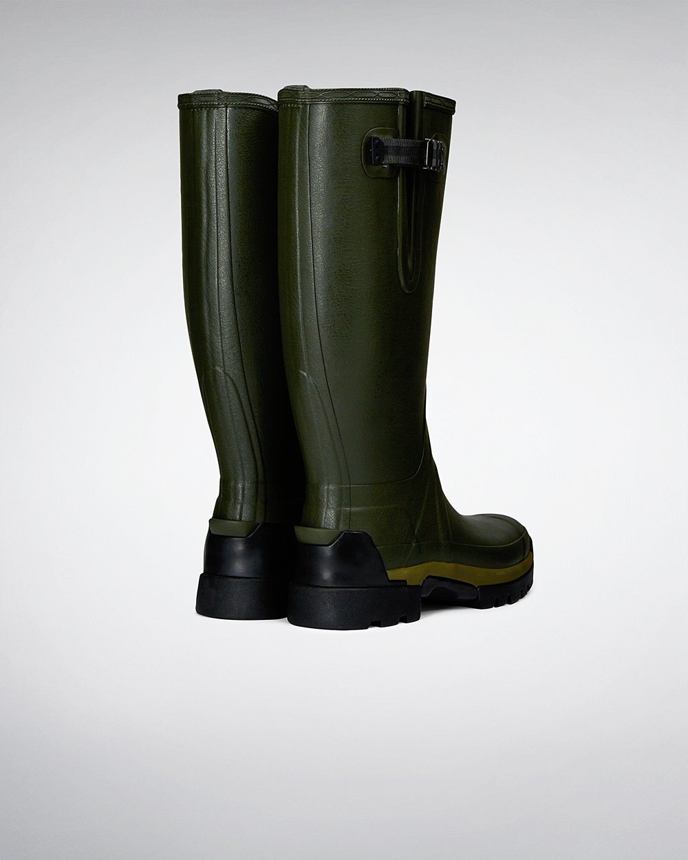 Galochas Altas Hunter Homem Verde Escuro Oliva - Balmoral Adjustable 3Mm Neoprene - 10WHUPKOQ